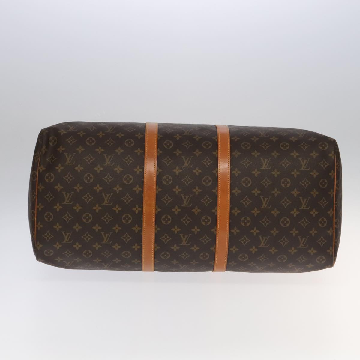 Louis Vuitton Keepall 60, Brown, Canvas, travel