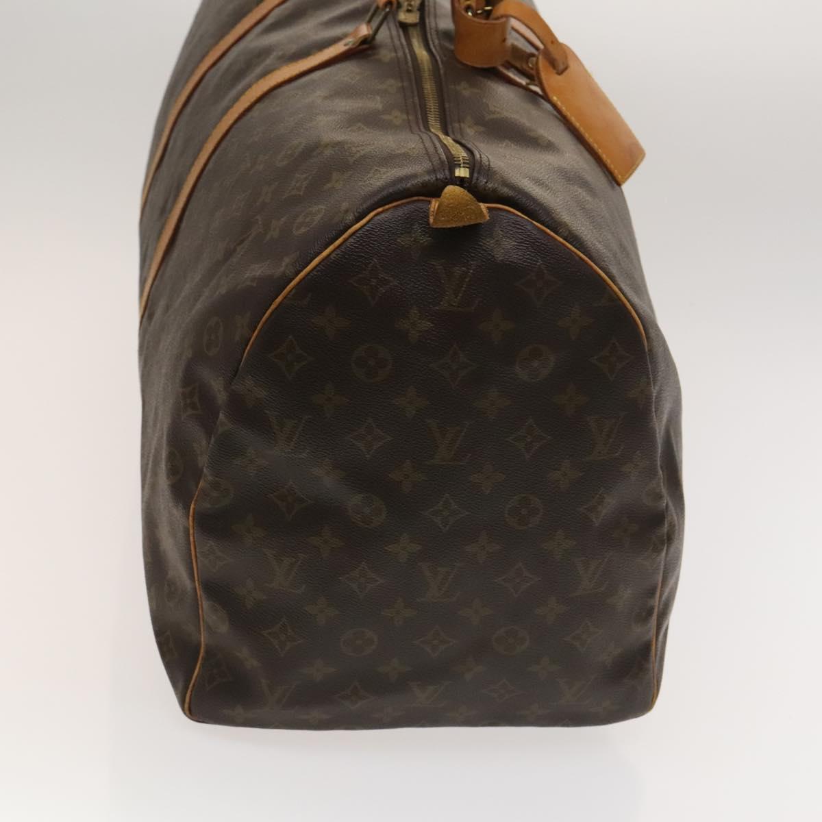 Louis Vuitton Keepall 60, Brown, Canvas, travel