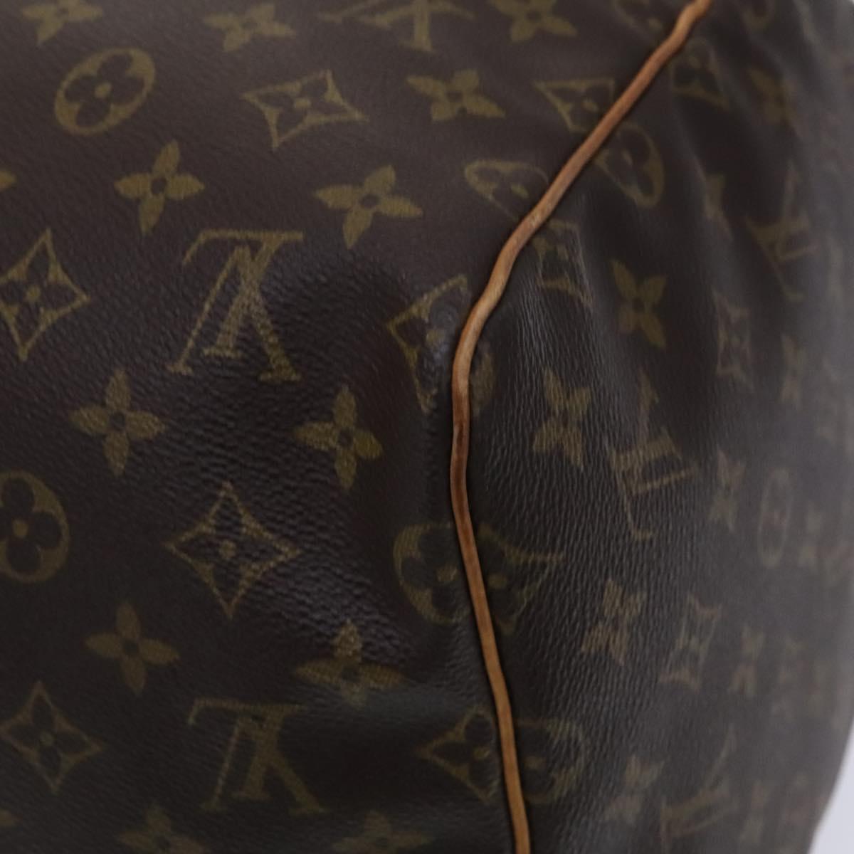 Louis Vuitton Keepall 55, Brown, Canvas, travel