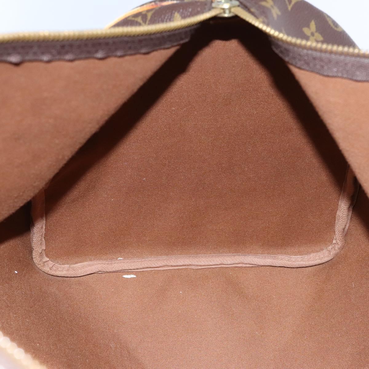 Louis Vuitton Keepall 55, Brown, Canvas, travel