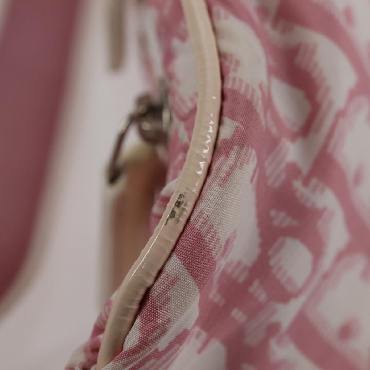 Dior Trotter, Pink, Canvas, shoulder