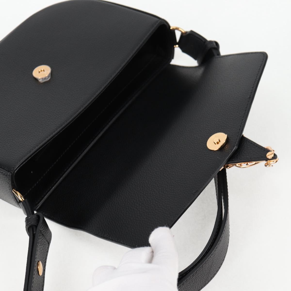 Versace Medusa, Black, Leather, shoulder