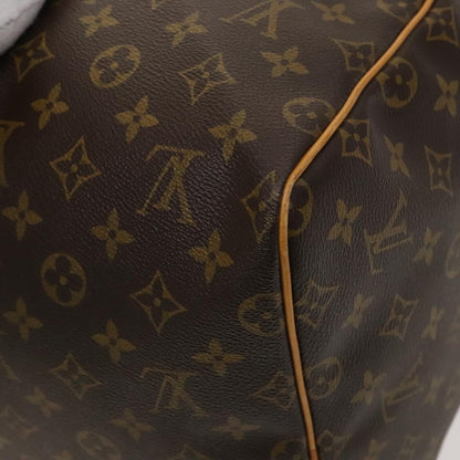 Louis Vuitton Keepall 55, Brown, Canvas, travel