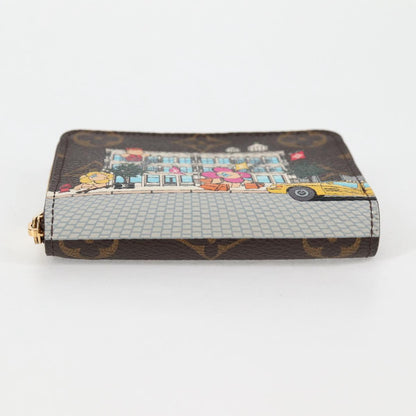 Louis Vuitton Vivienne, Brown, Canvas, wallet