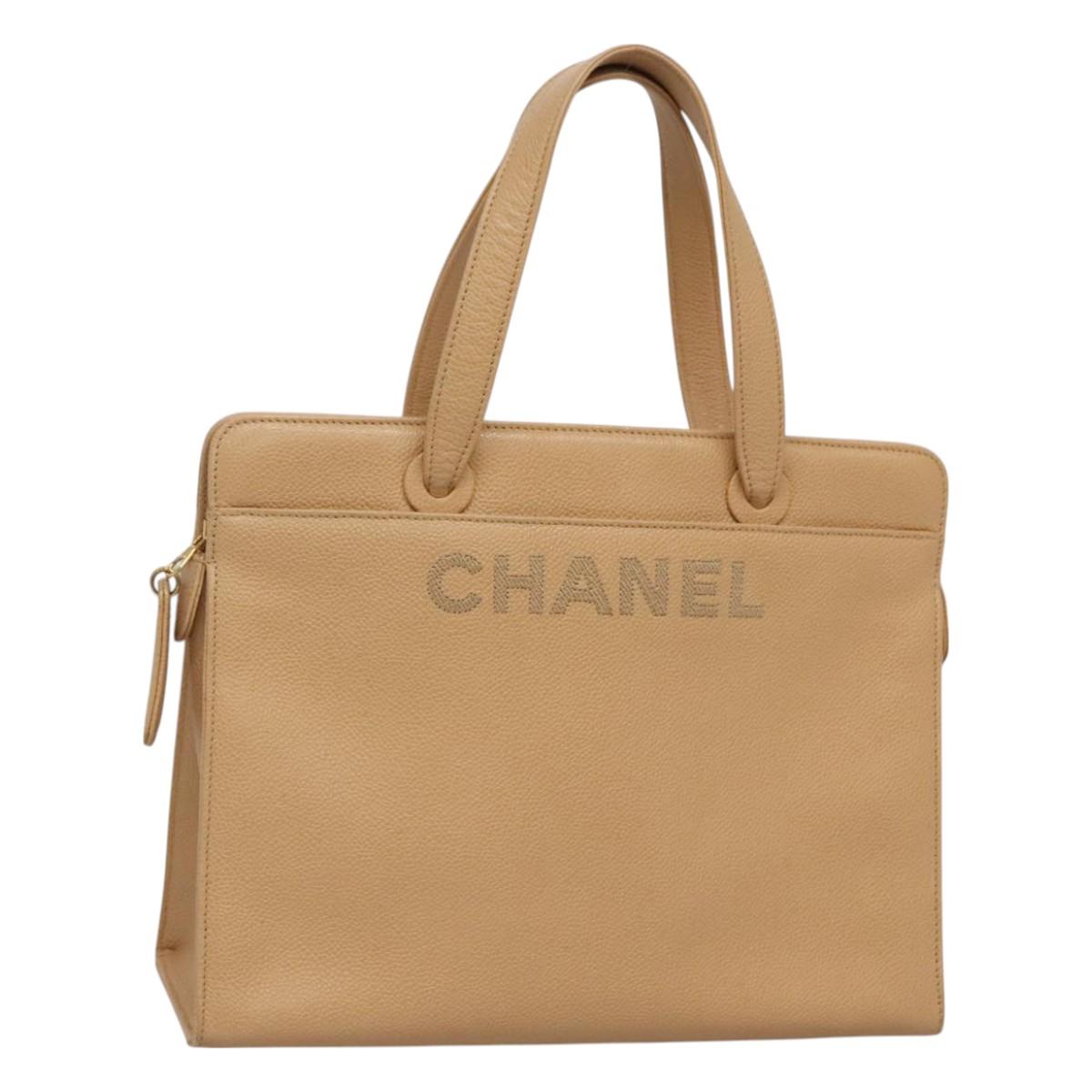 Chanel Chanel, Beige, Leather, tote