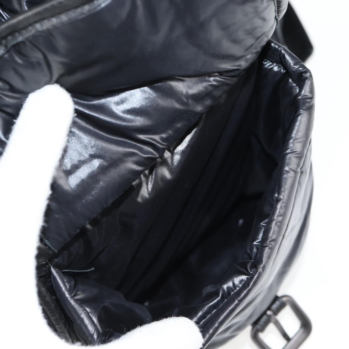 Bottega Veneta Spinnaker, Black, NYLON, backpack