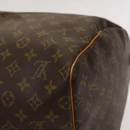 Louis Vuitton Keepall 55, Brown, Canvas, travel