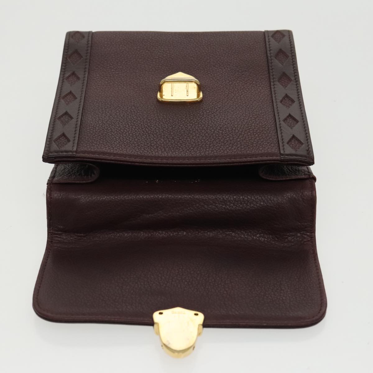 Saint Laurent, Burgundy, Leather, handbag