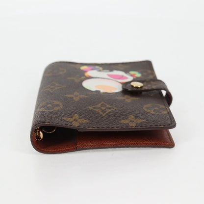 Louis Vuitton Agenda PM, Brown, Canvas, wallet