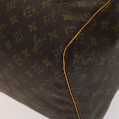 Louis Vuitton Keepall 55, Brown, Canvas, travel