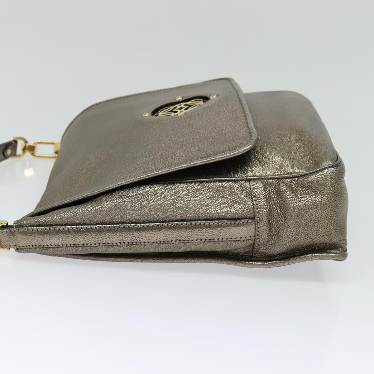 Loewe Anagram, Gold, Leather, shoulder
