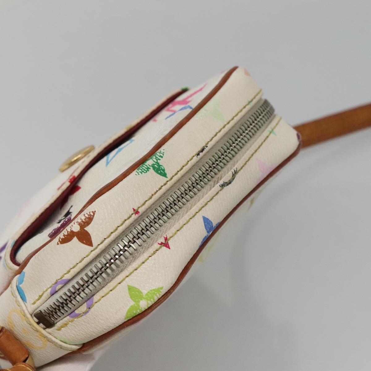 Louis Vuitton Rift, White, Canvas, shoulder