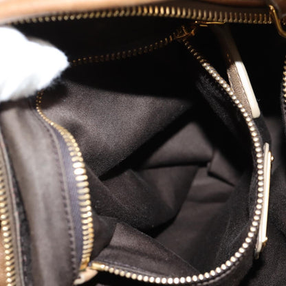 Miu Miu Woven, "BROWN,GOLD", Leather, handbag