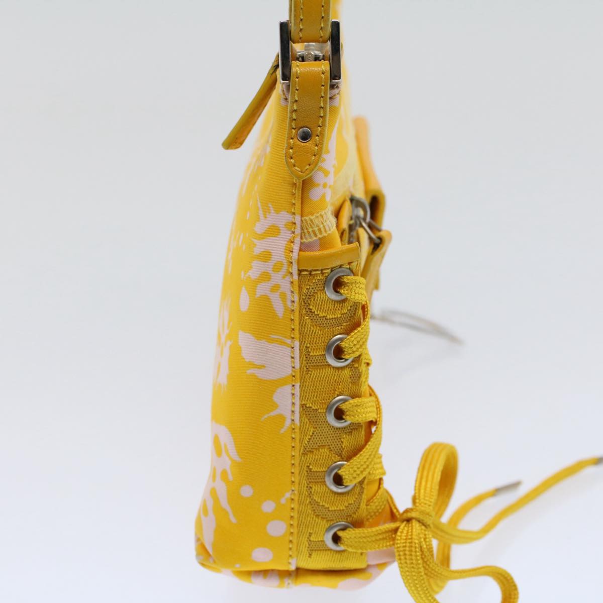Christian Dior DIOR Surf Canvas, YELLOW, CANVAS, Shoulder bag