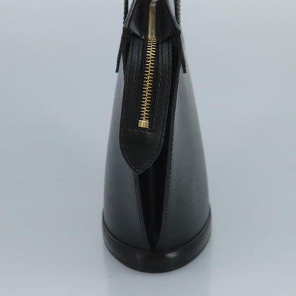 Louis Vuitton Saint Jacques, Black, Leather, handbag