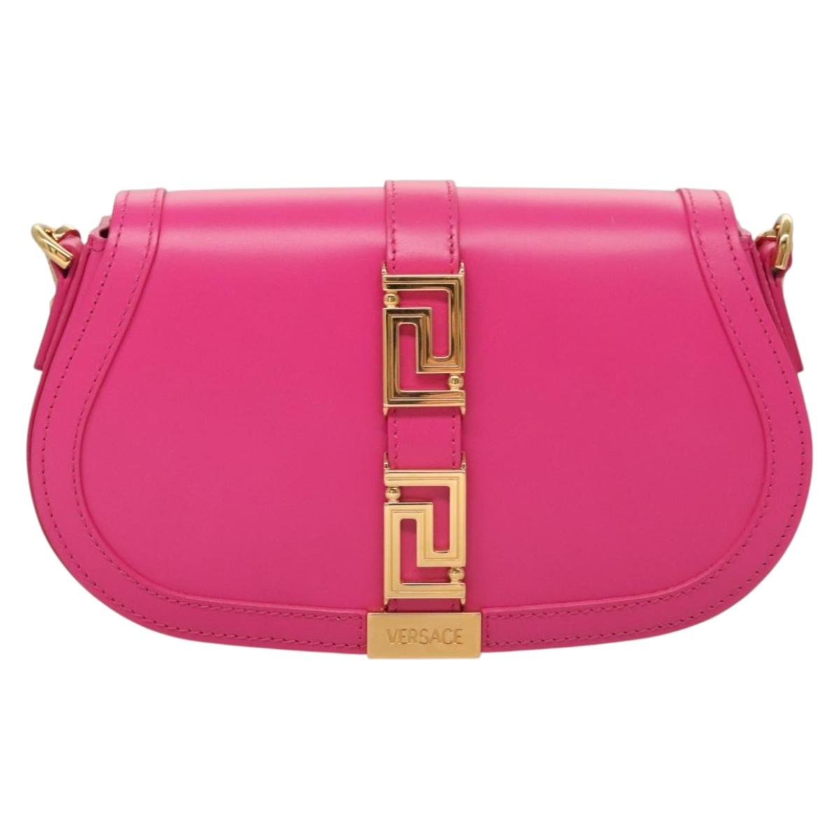 Versace GRECA GODDESS, Pink, Leather, shoulder