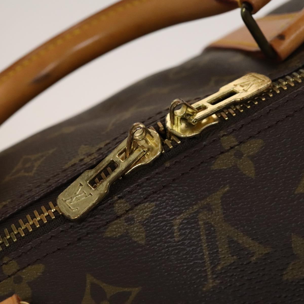 Louis Vuitton Keepall 60, Brown, Canvas, travel