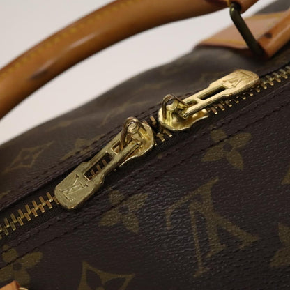 Louis Vuitton Keepall 60, Brown, Canvas, travel