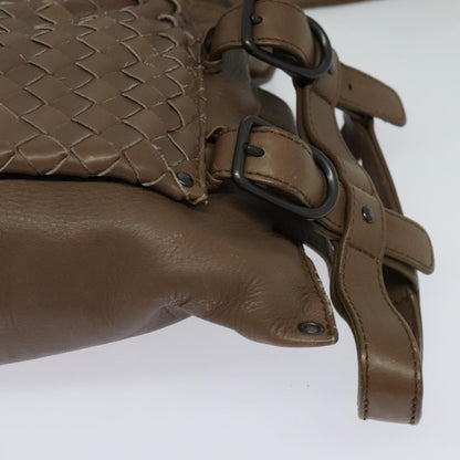 Bottega Veneta Intrecciato, Brown, Leather, shoulder