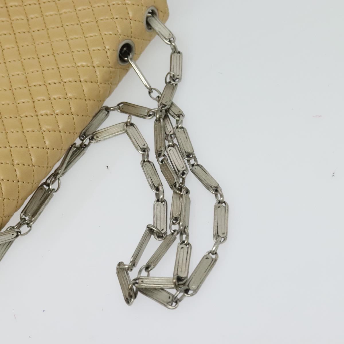 Chanel Bubble Quilt, Beige, Leather, shoulder