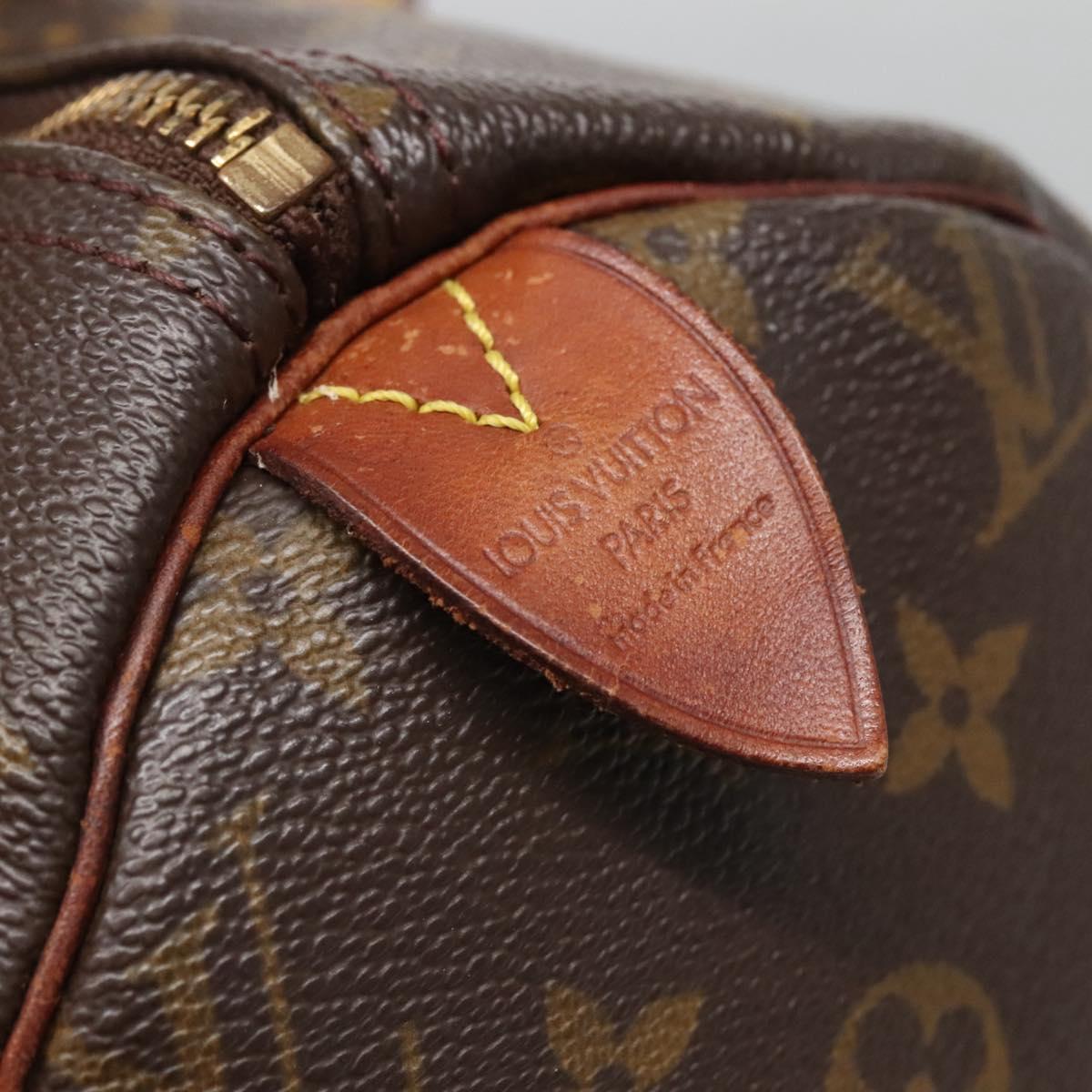 Louis Vuitton Speedy 30, Brown, Canvas, handbag