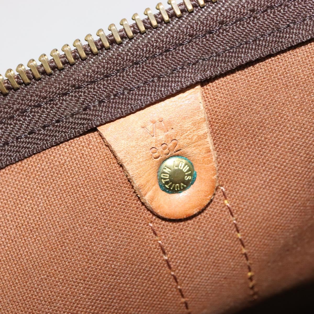 Louis Vuitton Keepall 50, Brown, Canvas, travel