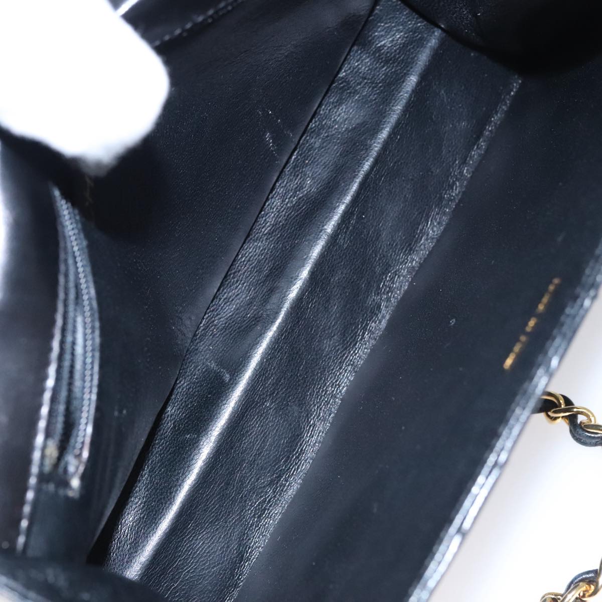 Chanel Full Flap, Black, Leather, shoulder