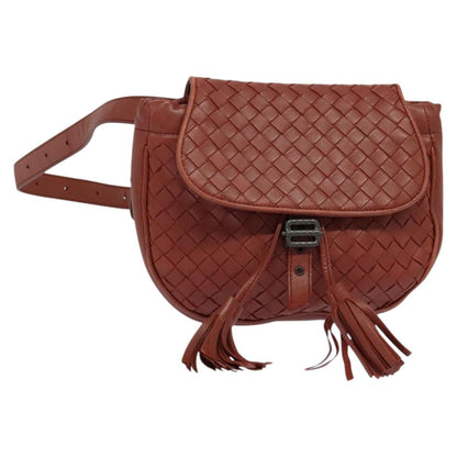 Bottega Veneta Intrecciato, Brown, Leather, shoulder
