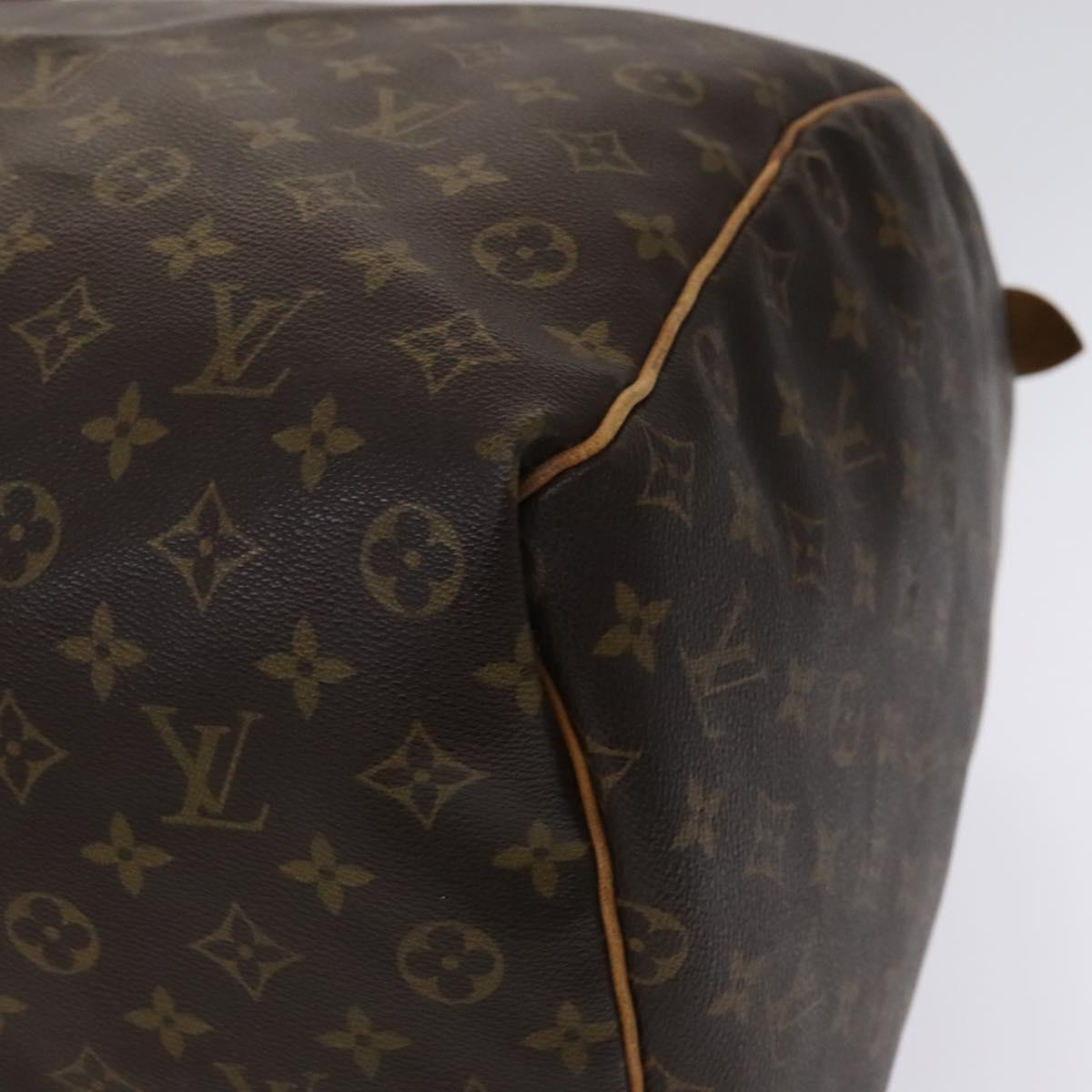 Louis Vuitton Keepall 60, Brown, Canvas, travel