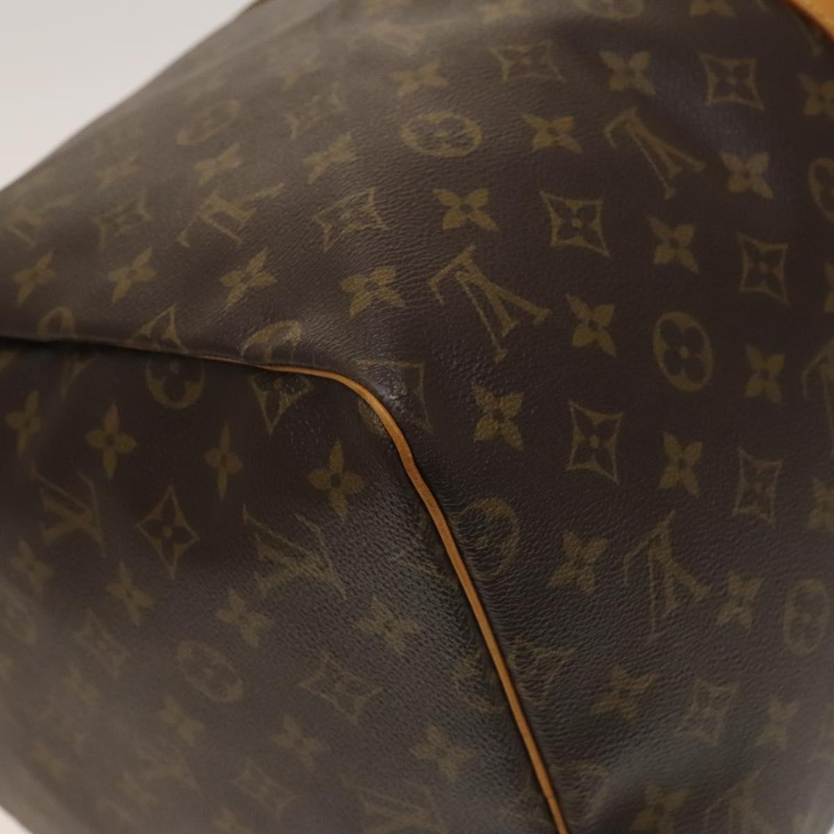 Louis Vuitton Keepall 55, Brown, Canvas, travel
