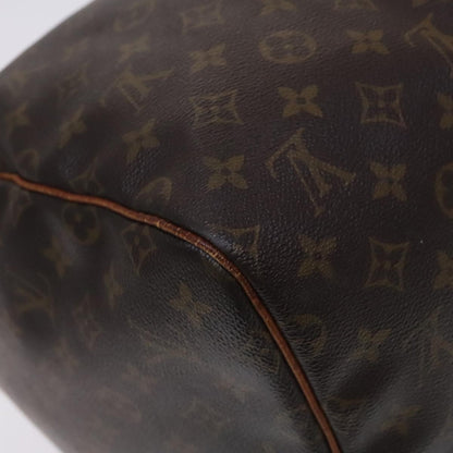 Louis Vuitton Keepall 55, Brown, Canvas, travel