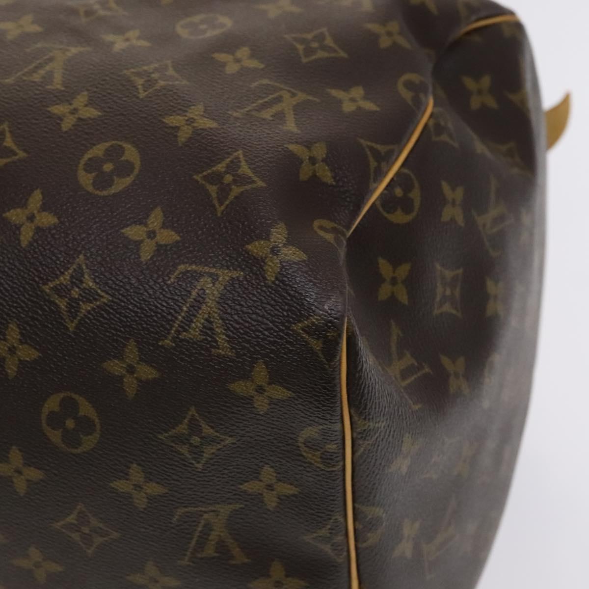 Louis Vuitton Keepall 55, Brown, Canvas, travel