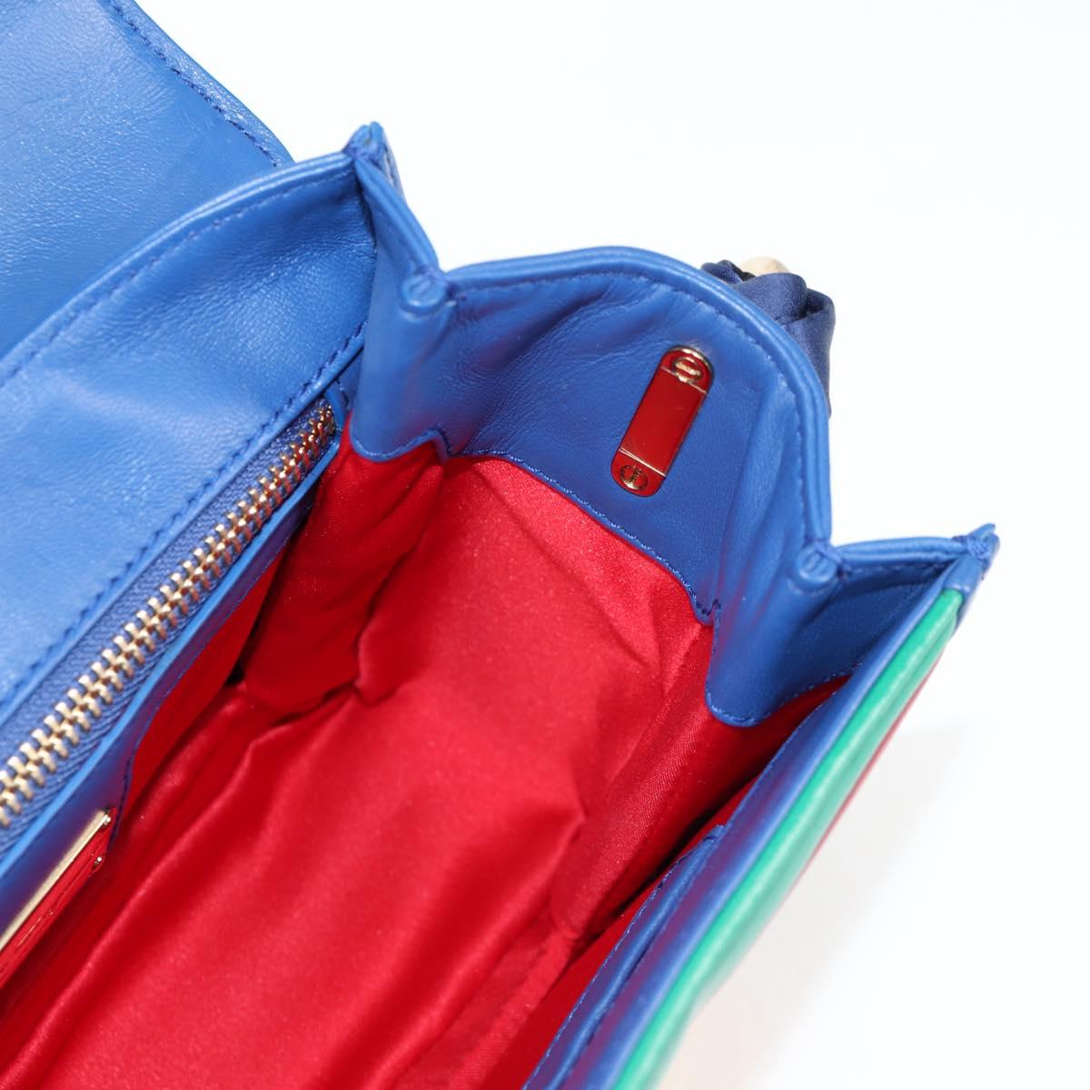 Salvatore Ferragamo Gancini, Multicolour, Leather, clutch