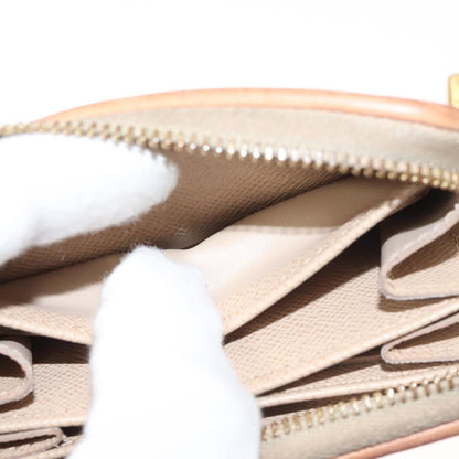 Louis Vuitton Zippy coin purse, Beige, Canvas, wallet