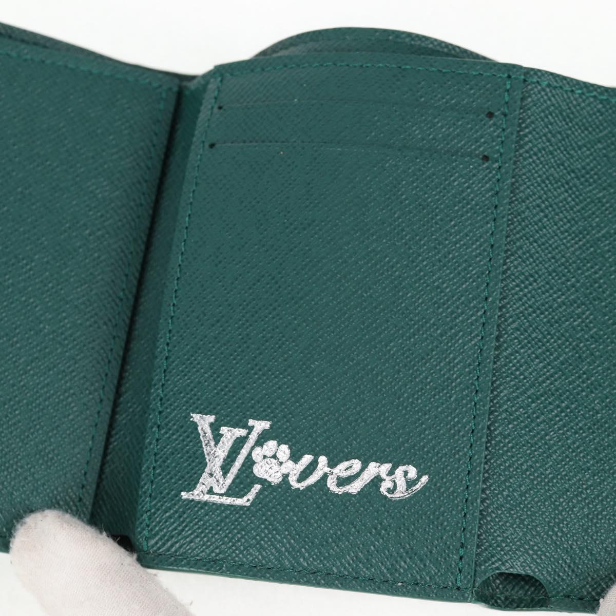 Louis Vuitton Victor, Green, Canvas, wallet