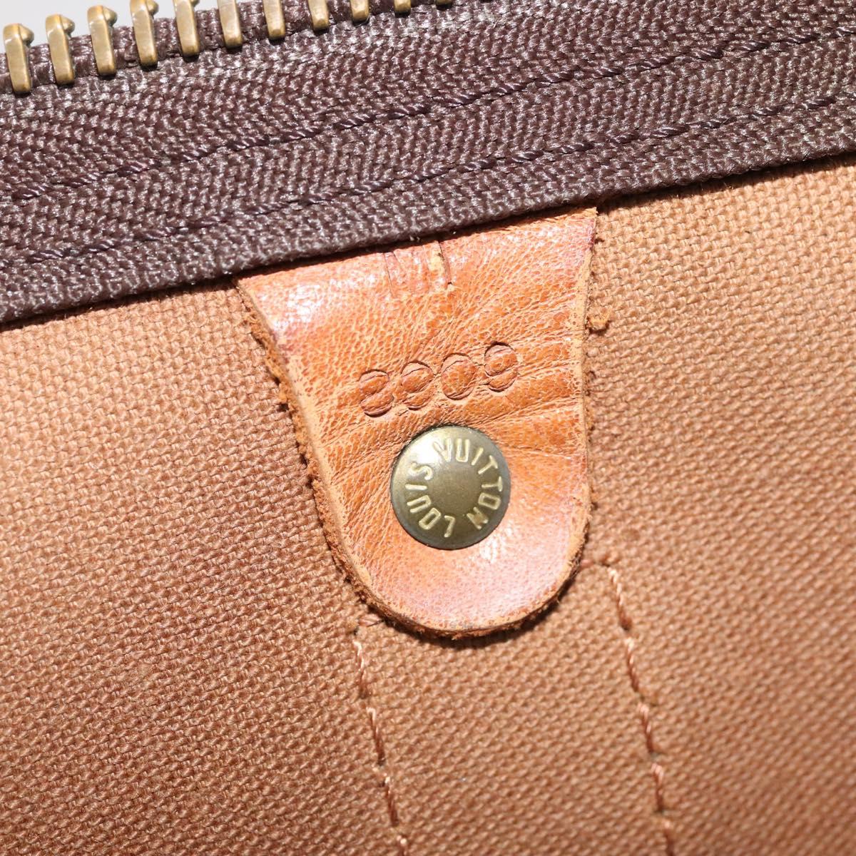 Louis Vuitton Keepall 55, Brown, Canvas, travel