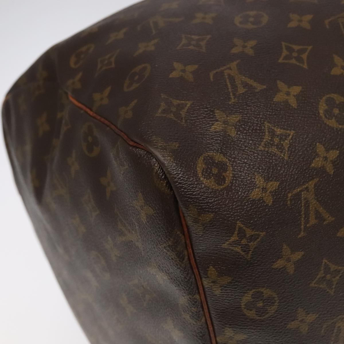 Louis Vuitton Keepall 60, Brown, Canvas, travel