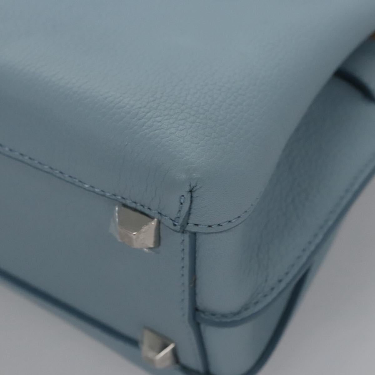 MCM Milla, Blue, Leather, handbag