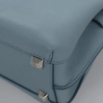 MCM Milla, Blue, Leather, handbag