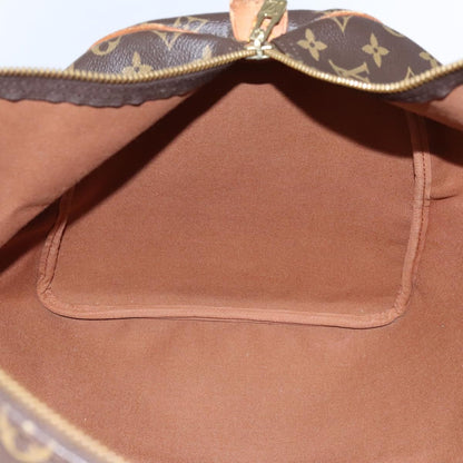 Louis Vuitton Keepall 55, Brown, Canvas, travel