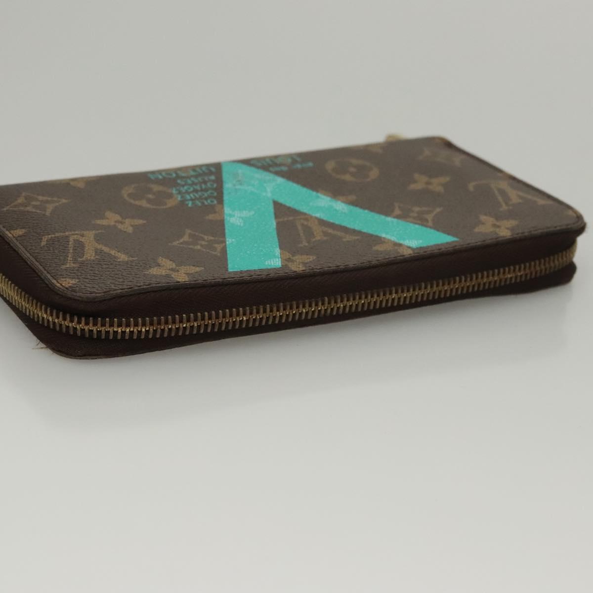 Louis Vuitton Zippy wallet monogram, Brown, Canvas, Clutch