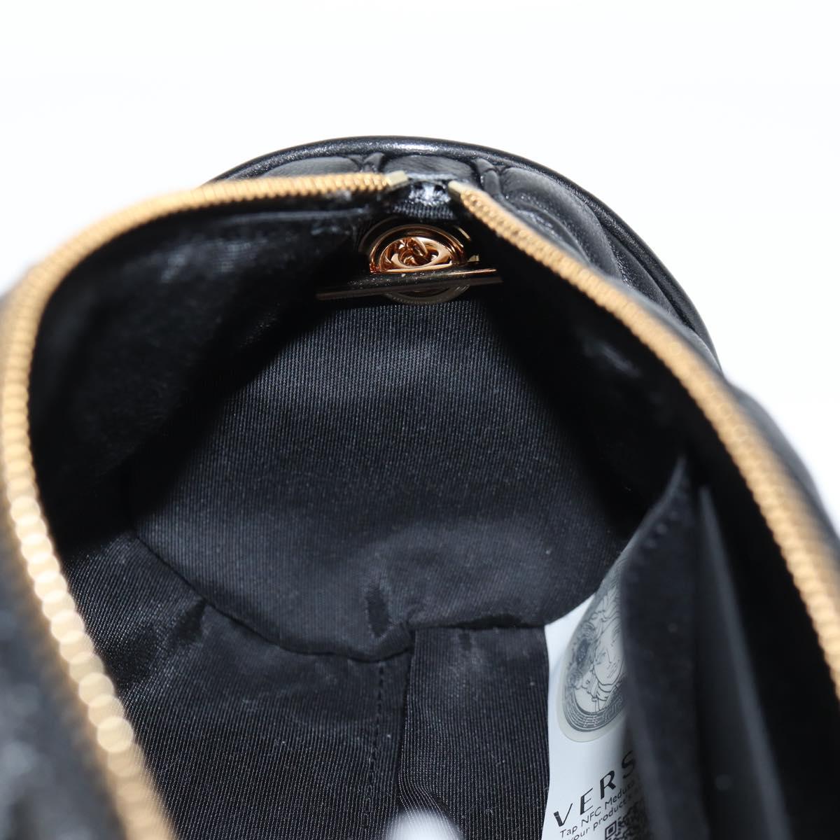 Versace Medusa, Black, Leather, shoulder