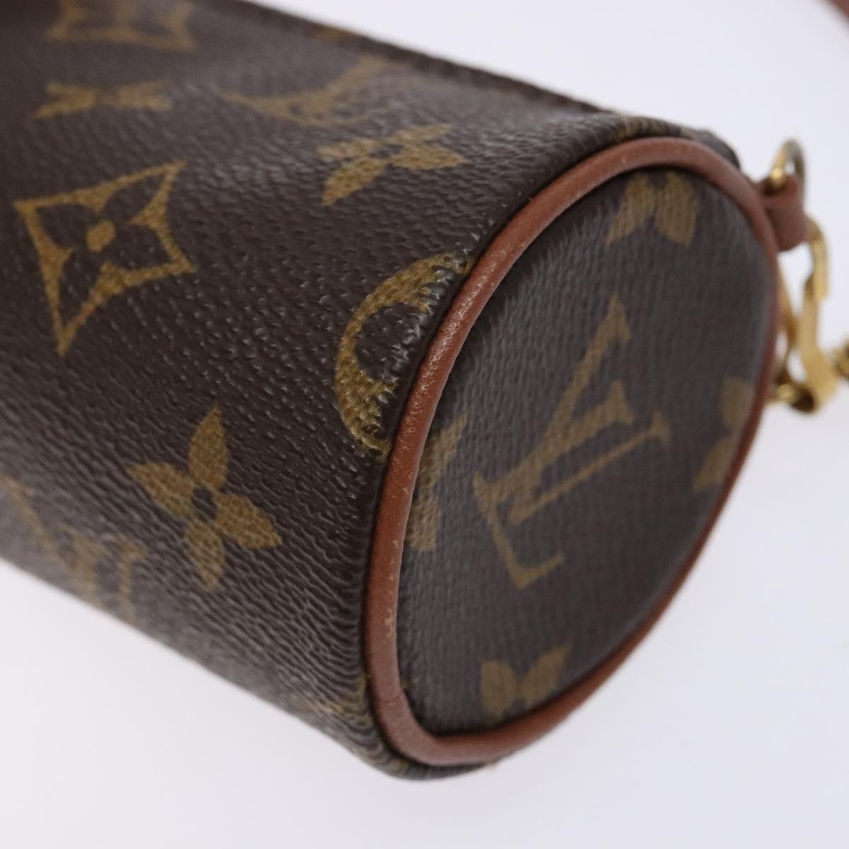 Louis Vuitton Papillon Pochette Monogram Canvas, BROWN, CANVAS, Handbag