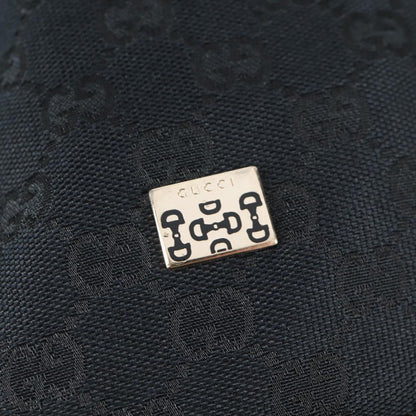 Gucci GG canvas, Black, Canvas, shoulder