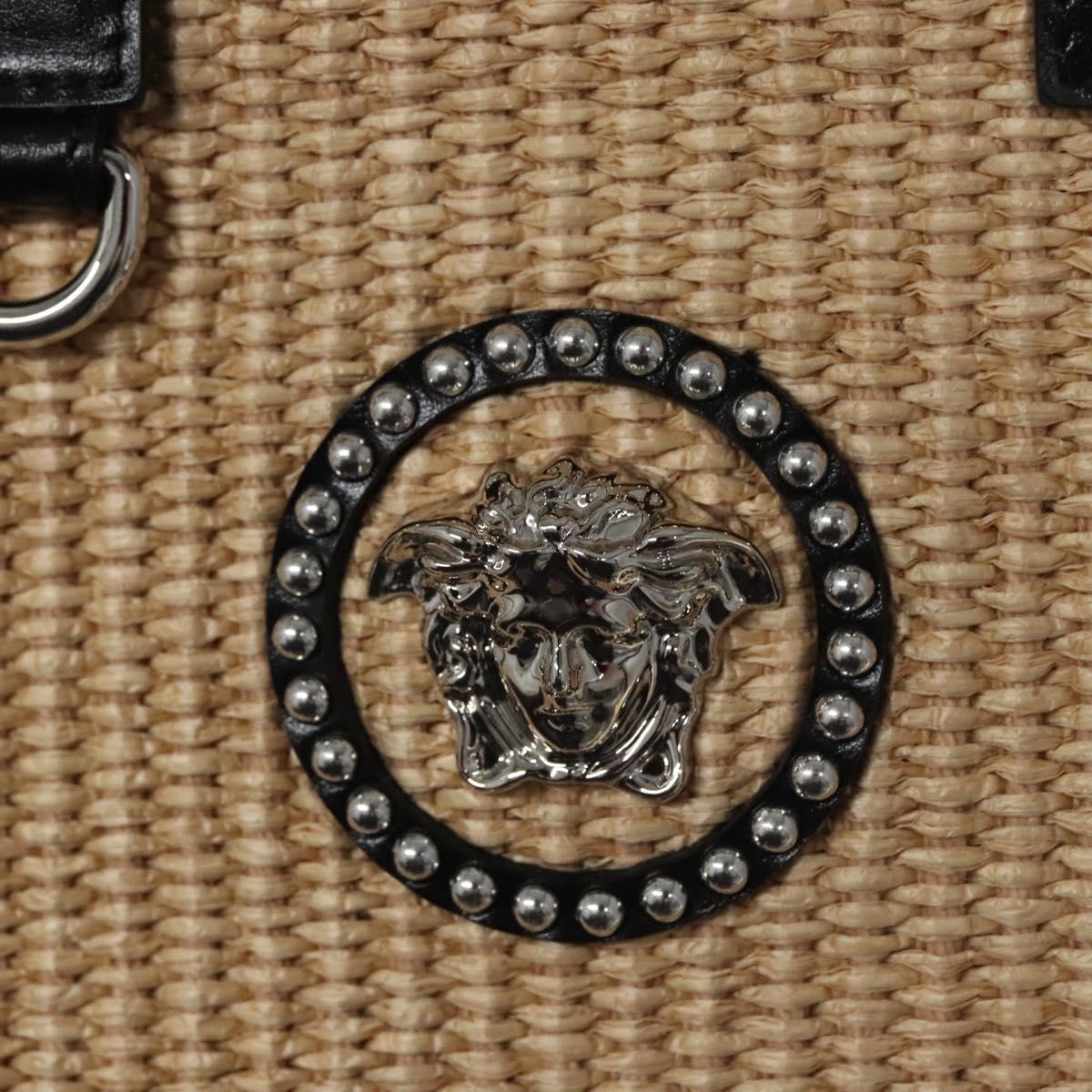 Versace Medusa, Beige, Canvas, tote