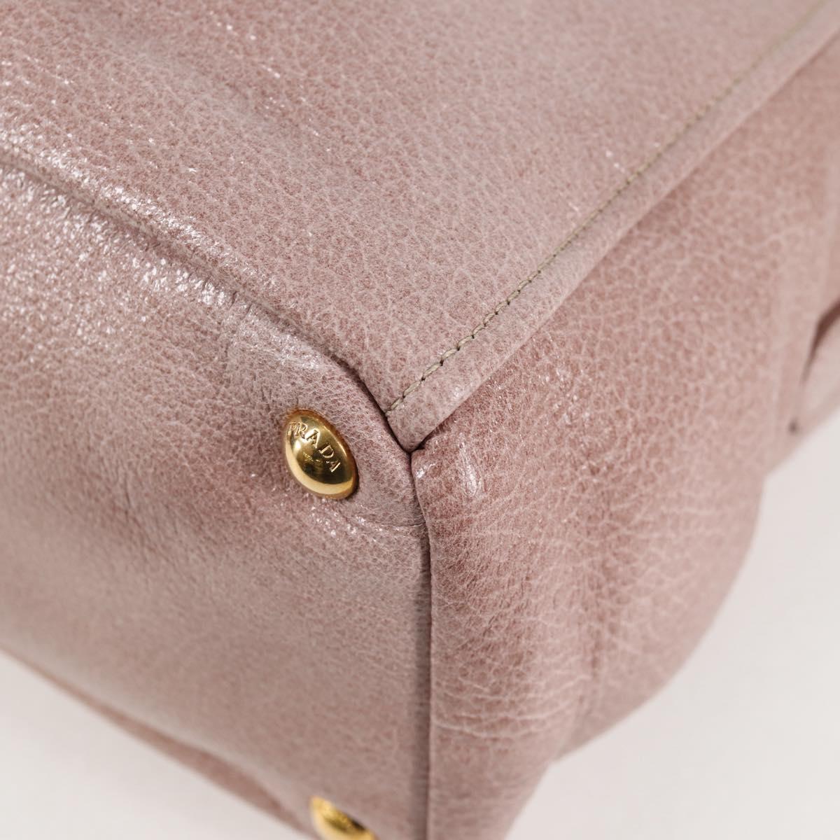 Prada Vitello, Pink, Leather, handbag
