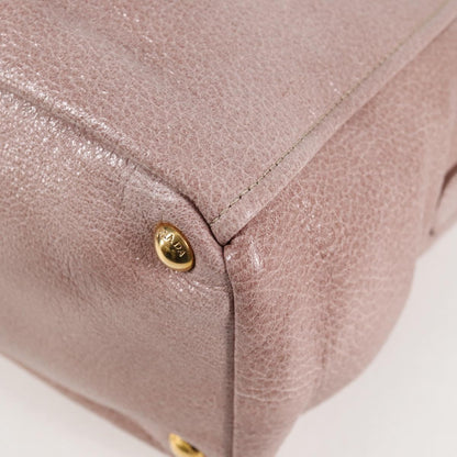 Prada Vitello, Pink, Leather, handbag