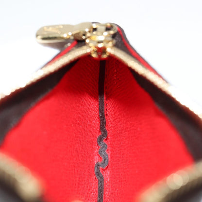Louis Vuitton Pochette Clés, Brown, Canvas, wallet