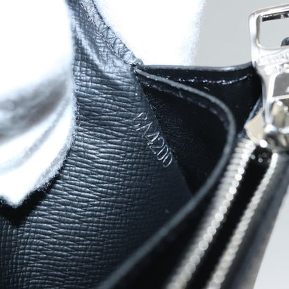 Louis Vuitton Brazza, Black, Canvas, wallet
