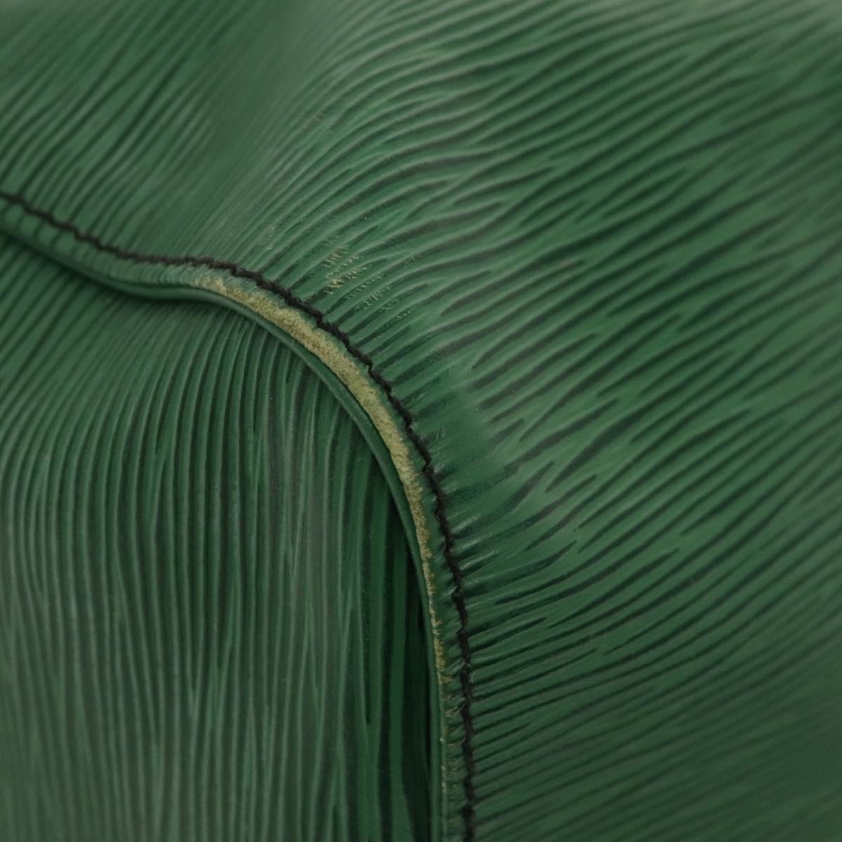 Louis Vuitton Keepall 50, Green, Leather, travel